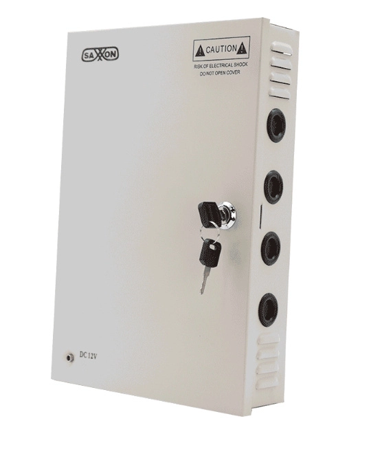 Saxxon sx20a18ch - fuente de poder profesional 12 vcd  20 amperes  18 canales  1.1 amperes por canal  protección contra sobrecargas  led indicador de funcionamiento