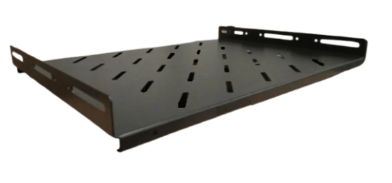 Saxxon sxch19x1u600 - charola ventilada para gabinete  acero laminado color negro  1ur  medida de 47cm de ancho x 35cm de profundidad