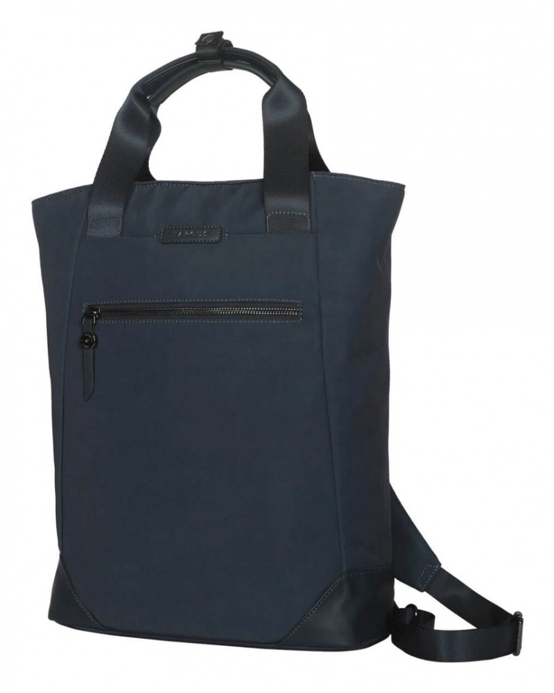Mochila convertible bolsobackpack para dama azul para laptop de 15