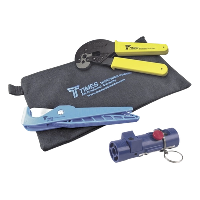 Kit de herramientas para instalar conectores en cable lmr-400 times