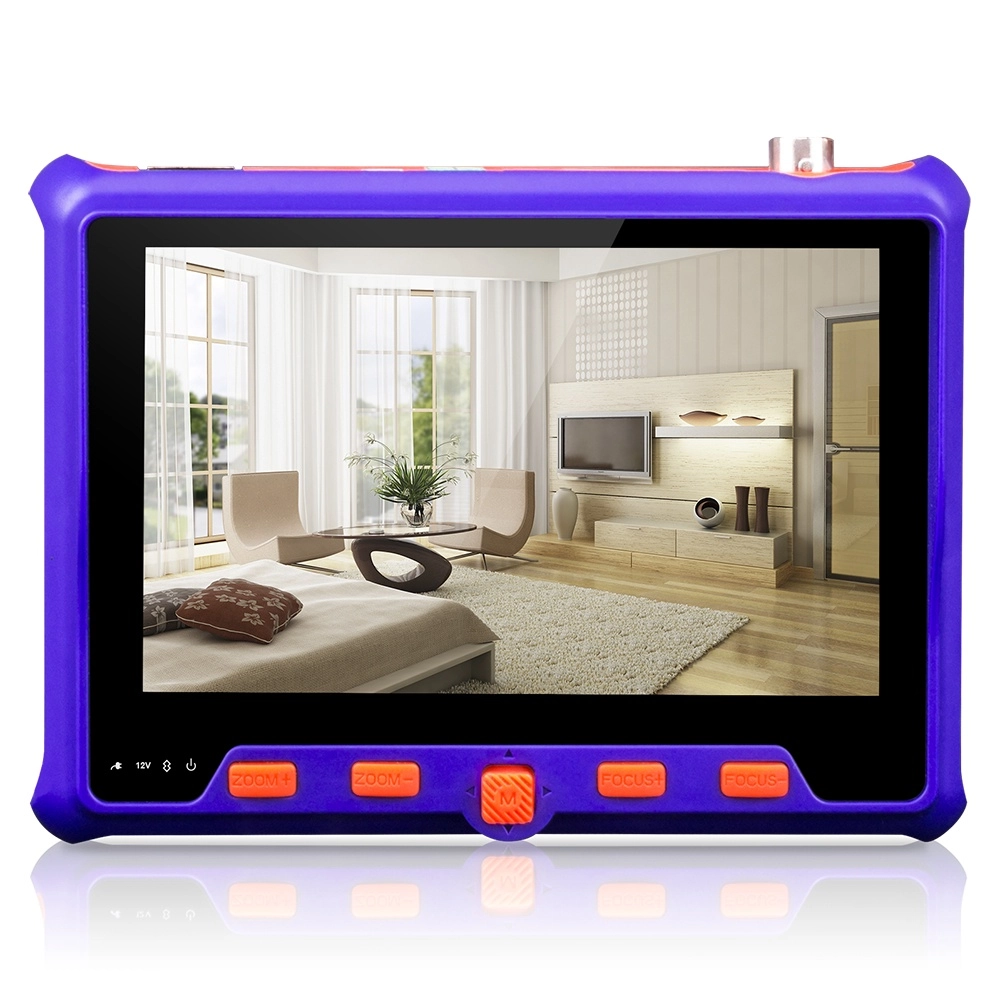 Monitor de prueba 5mp,  5 pulgadas, hibrido, rs485, pruebas de networck y coaxial