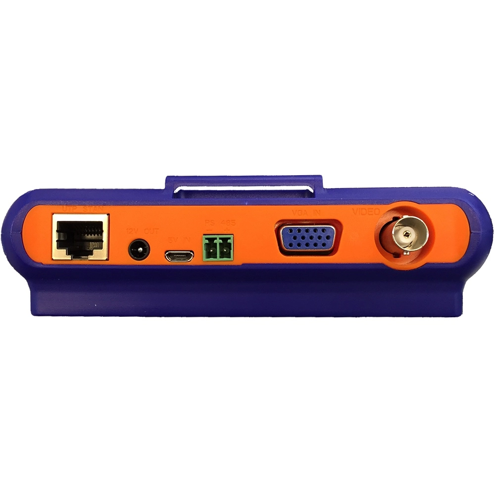 Monitor de prueba 5mp,  5 pulgadas, hibrido, rs485, pruebas de networck y coaxial