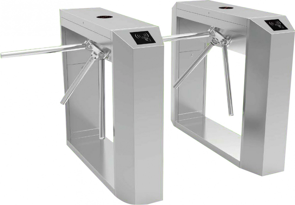 Zkteco ts200 - torniquete bidireccional  acero sus304  desbloqueo de seguridad sin energía  no cuenta con lectores y panel  110v  exterior protegido  tráfico de 25 a 30 x min  ancho de carril 50.5 cm  1 millón de ciclos  apertura con pulso seco