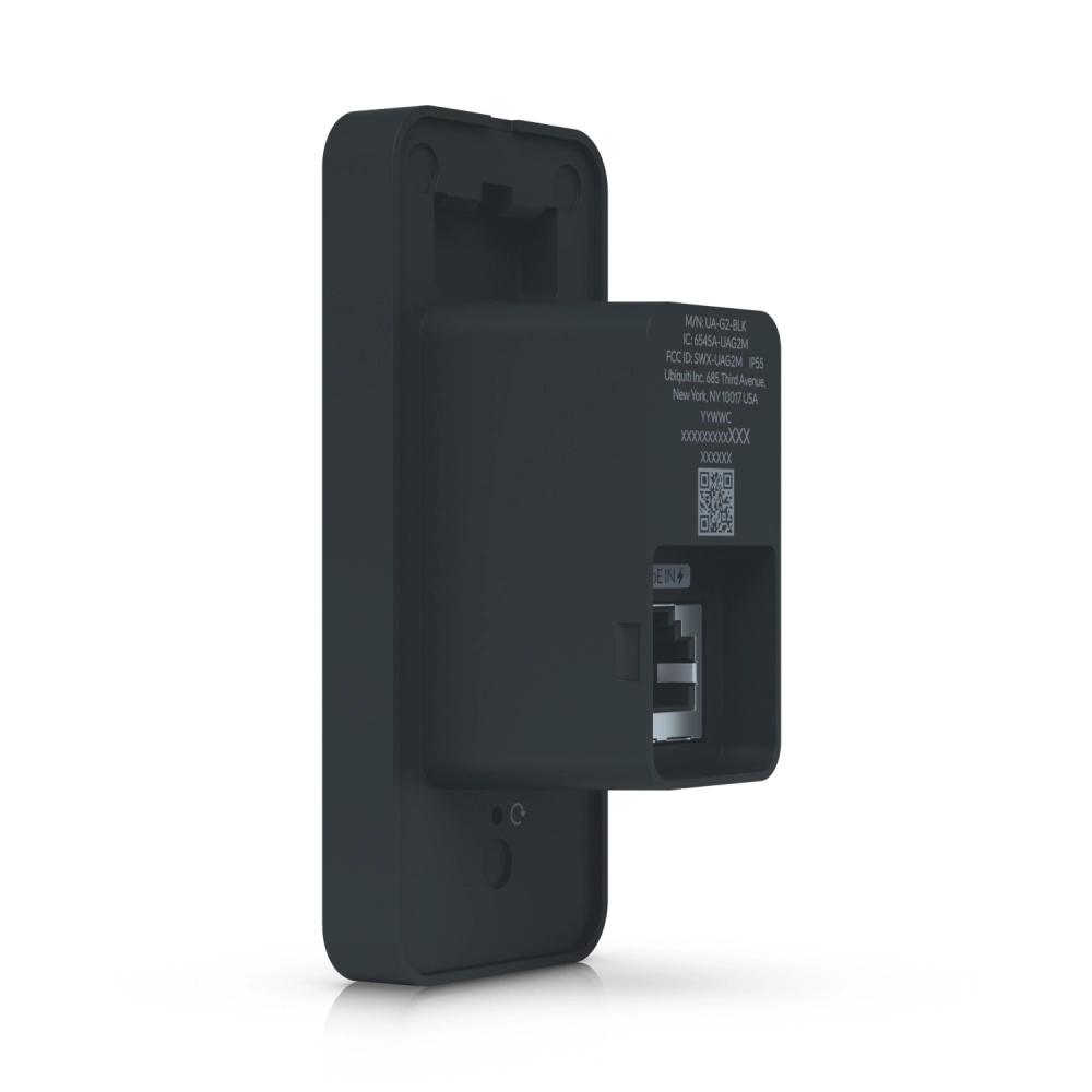 Ubiquiti ua-g2-black - lectora nfc para control de acceso , desbloqueo mediante nfc o app unifi identity , configuración de mensaje para bienvenida &salida , grado de protección ip55 , conexión a unifi access hub mediante poe.
