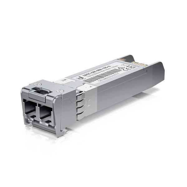 Ubiquiti uacc-om-mm-10g-d-2 - módulo ufiber sfp+ 10g con transceptor minigbic multimodo de 10 gbps, alcance de conexión de 300m, conectores lc. paquete de 2 piezas.