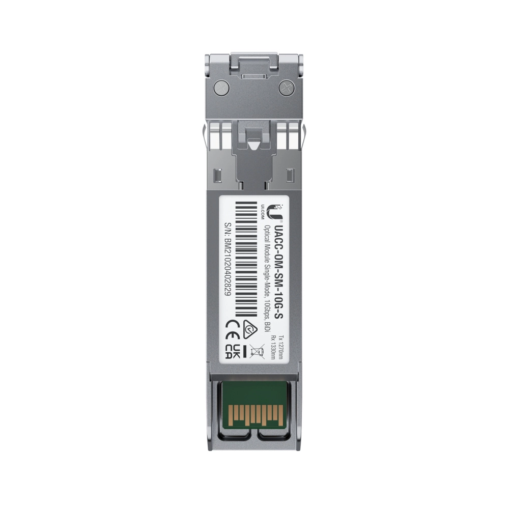 Ubiquiti uacc-om-sm-10g-s-2 - módulo sfp monomodo con transceptor mini gbic, velocidad de hasta 10gbps y conector tipo lc. alcance de hasta 10km.
