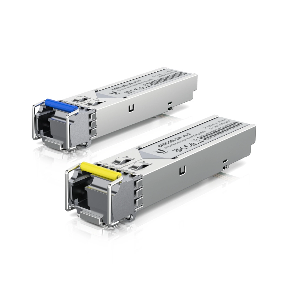 Ubiquiti uacc-om-sm-1g-s-2 - módulo sfp monomodo con transceptor mini gbic, velocidad de hasta 1.25gbps y conector tipo lc. alcance de hasta 3km.