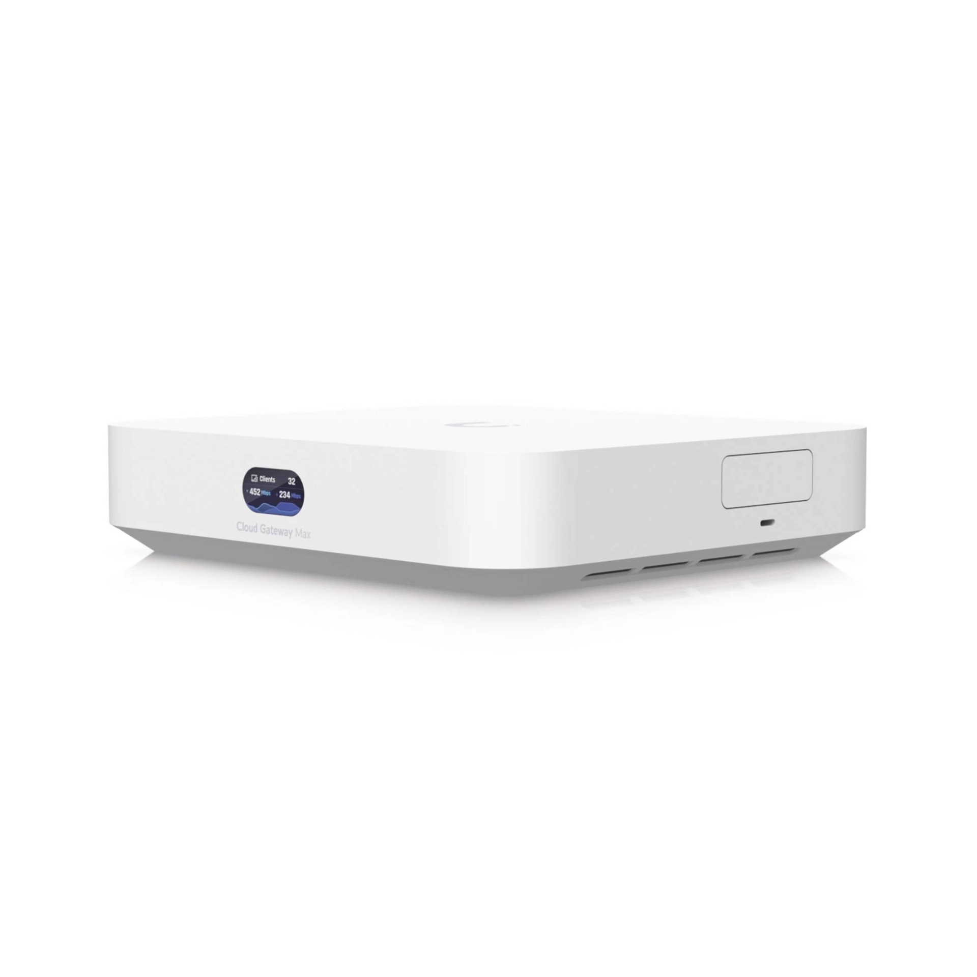 Ubiquiti ucg-max - cloud gateway unifi - 4 puertos lan de 2.5gbe, 1 puerto intercambiable a wan, 1 puerto wan de 2.5gbe, balanceo de carga, 1.5gbps con ids