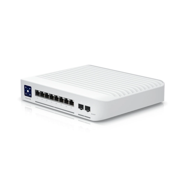 Ubiquiti usw-enterprise-8-poe - switch capa 3 administrable 8 puertos 2.5 gbe poe 802.3at poe 2 puertos 10g sfp+