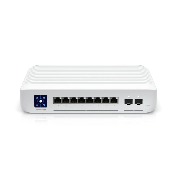Ubiquiti usw-enterprise-8-poe - switch capa 3 administrable 8 puertos 2.5 gbe poe 802.3at poe 2 puertos 10g sfp+