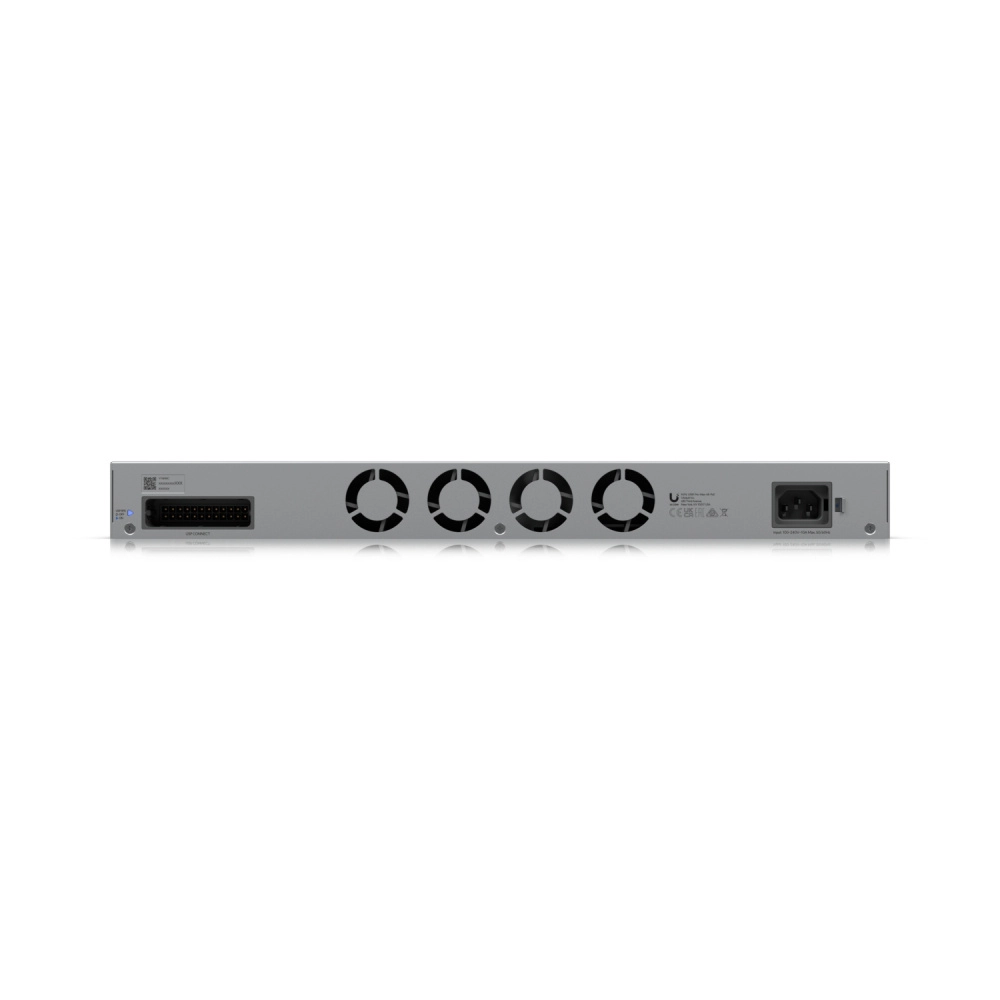 Ubiquiti usw-pro-max-48-poe - switch unifi con funciones capa 3, 48 puertos (16 puertos 2.5 gbe y 32 puertos 1 gbe), 2 puertos sfp+ 10g, poe++ 720w, pantalla informativa preventa