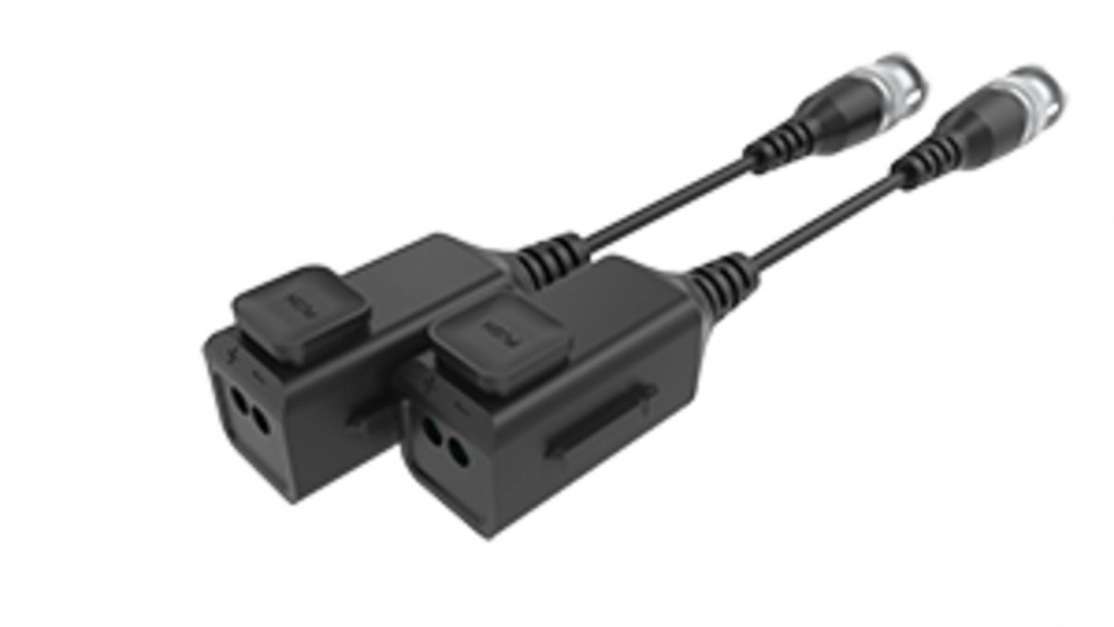Utepo utp101phd6 - par de transceptores pasivos 4k (video baluns), botón push superior, empalmes ordenados, 4k hasta 150m, 4mp a 200m, 1080p hasta 250m, soporta hdcvihdtviahdcvbs