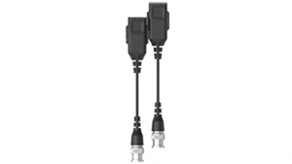 Utepo utp101phd6 - par de transceptores pasivos 4k (video baluns), botón push superior, empalmes ordenados, 4k hasta 150m, 4mp a 200m, 1080p hasta 250m, soporta hdcvihdtviahdcvbs