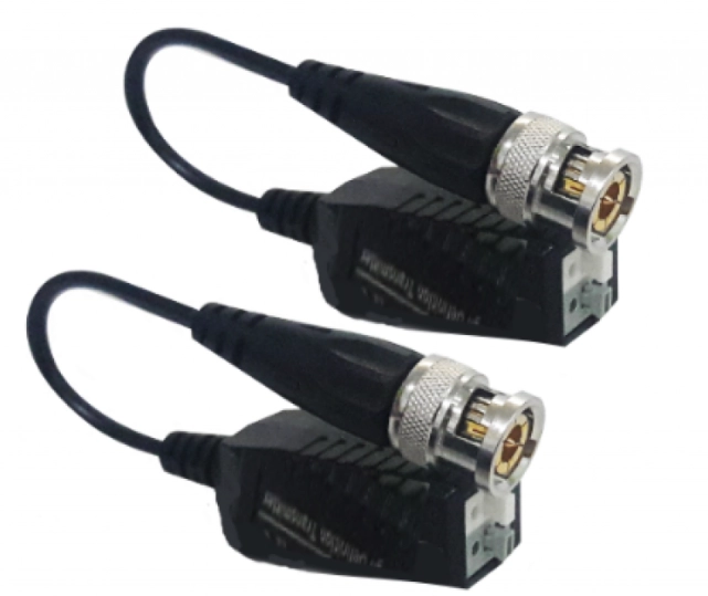 Utepo utp101phd408 - paquete de 8 pares de transceptores pasivos con terminales push, soporta hdcvi, hdtvi, ahd y cvbs. alcance 250m a 720p, 200m a 1080p, 150m a 4mp.
