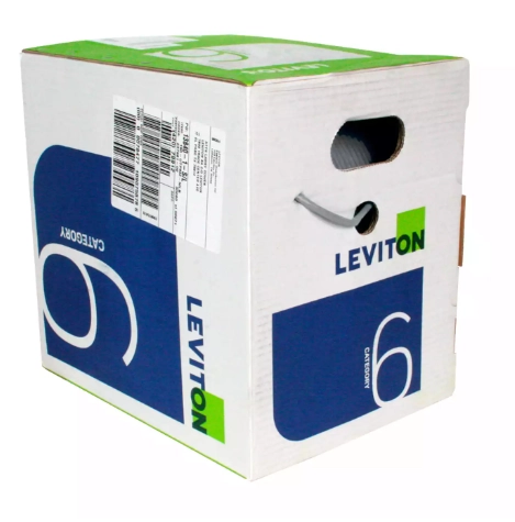 Cable utp cat. 6 cmr bobina de 305 metros color gris (s)