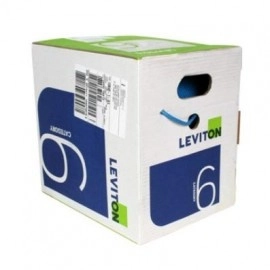 Cable utp cat.6, lszh, 4pares, 23awg, azul (1000 ft)