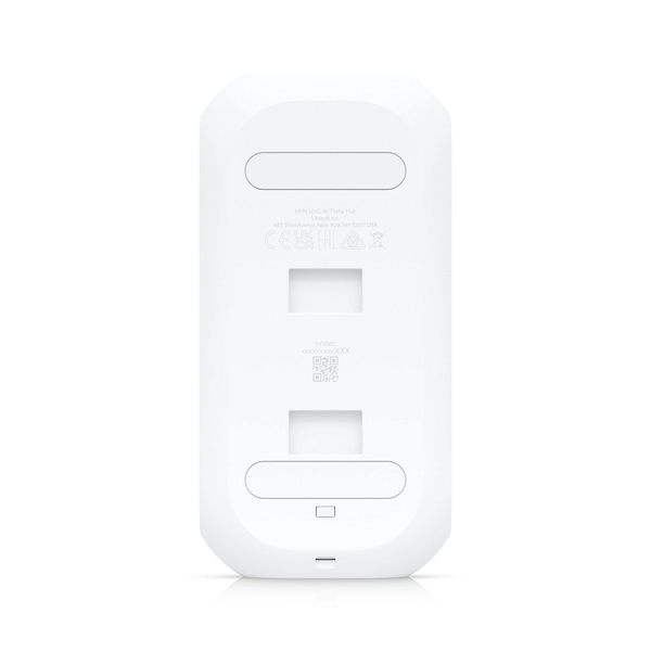 Ubiquiti uvc-ai-theta - camára ip ultra compacta para interiores, lente de 8 megapixeles 4k y lente de 6 megapixeles 4k panoramico 360º, deteccion avanzada ia, 1 puerto de video theta, 1 puerto de audio theta, poe