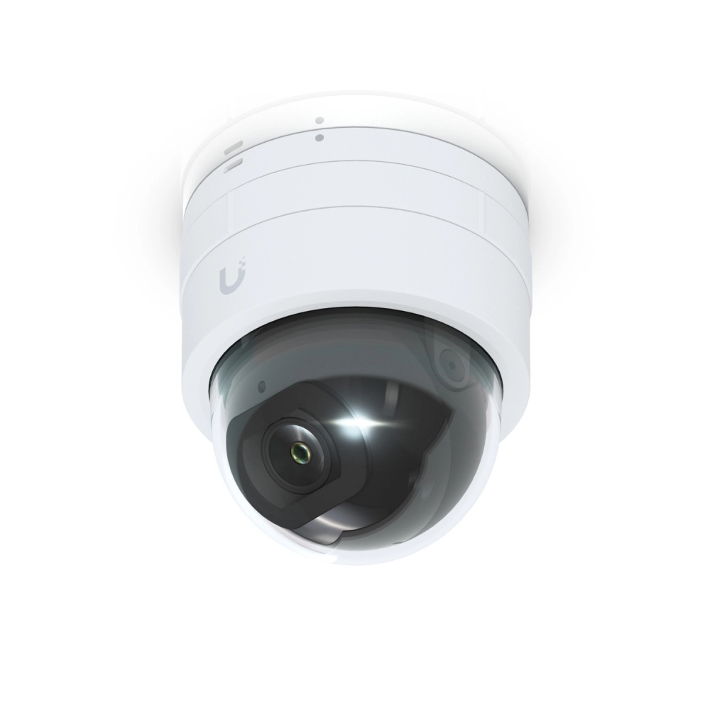 Ubiquiti uvc-g5-dome-ultra - camara ultracompacta de 4mp ,angulo de visión 102.4° , ir de 20 metros, detecciones inteligentes con ia , tamper para manipulacipones , ik06 , 30fps.