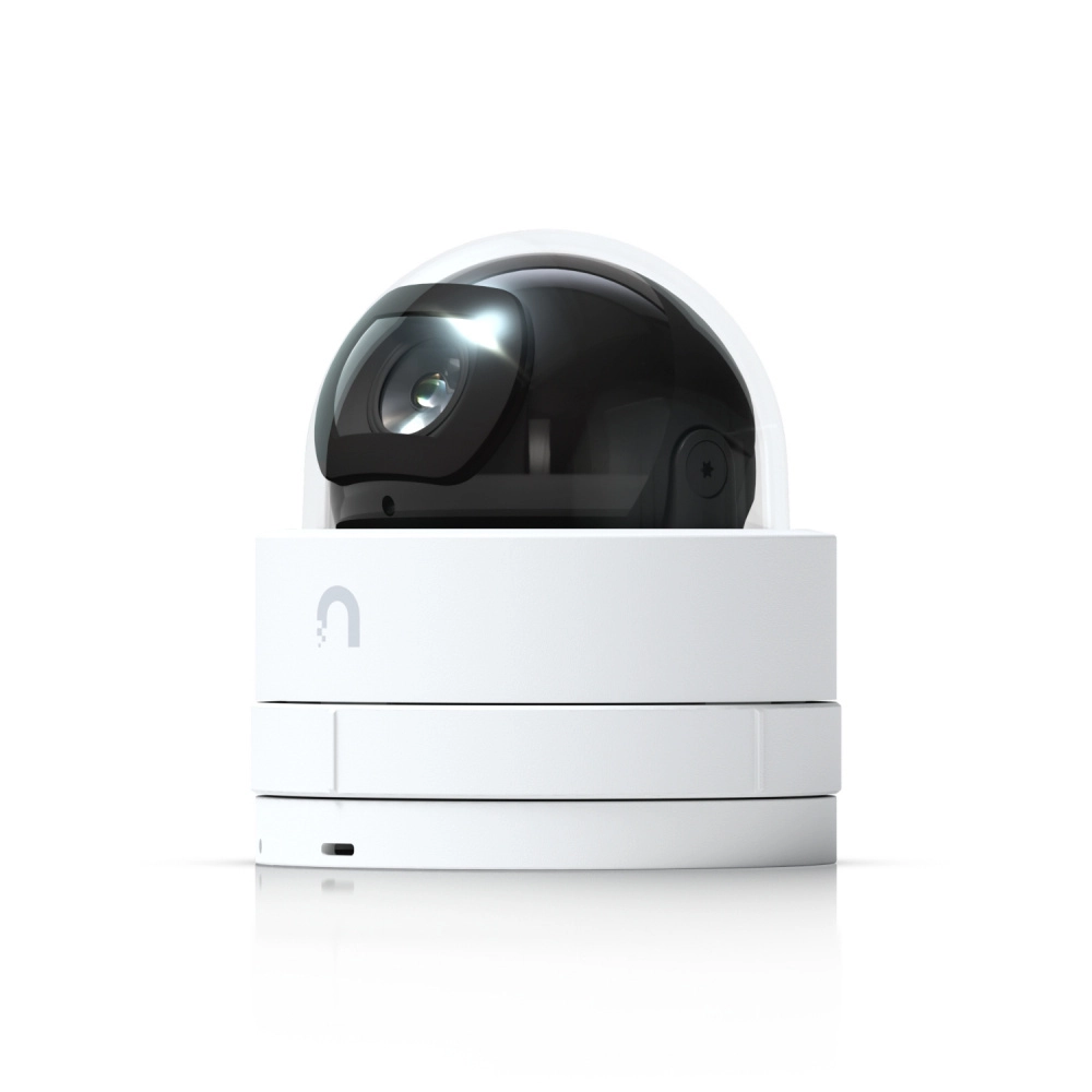 Ubiquiti uvc-g5-dome-ultra - camara ultracompacta de 4mp ,angulo de visión 102.4° , ir de 20 metros, detecciones inteligentes con ia , tamper para manipulacipones , ik06 , 30fps.