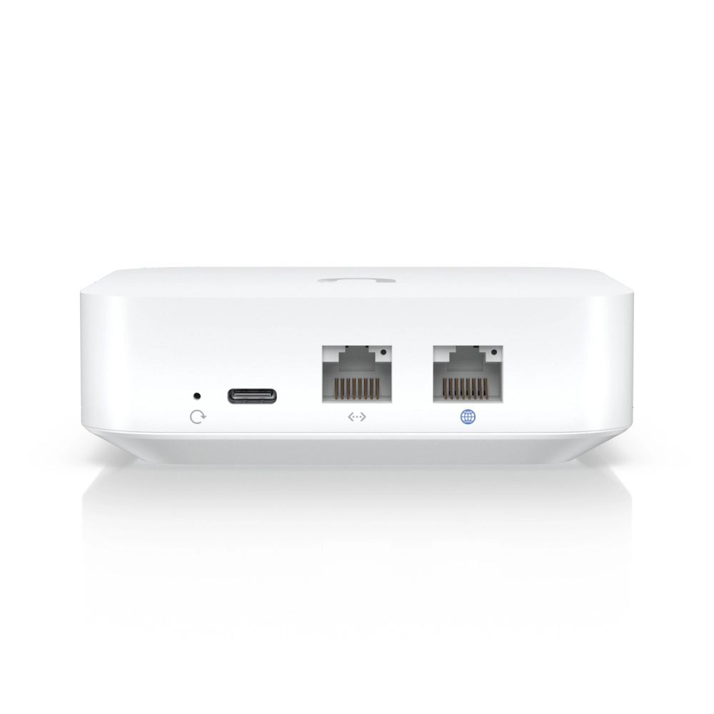Ubiquiti uxg-lite - consola unifi express gateway con 1 puerto wan rj45 y 1 puerto lan rj45, ofrece mayor rendimiento de ruteo y es administrable a través del servidor unifi network.