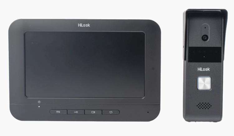 Kit videoportero hilook analogico, pantalla 7 pulg, ip65, para exterior