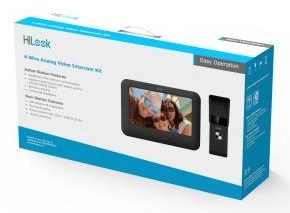 Kit videoportero hilook analogico, pantalla 7 pulg, ip65, para exterior