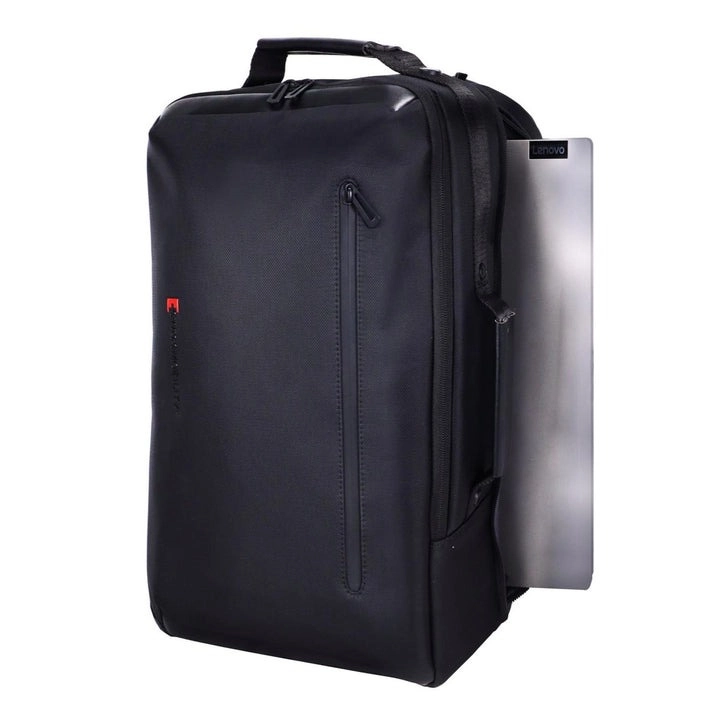 Mochila swissmobility watson 17 2 cierres principales rígida doble asa color negro
