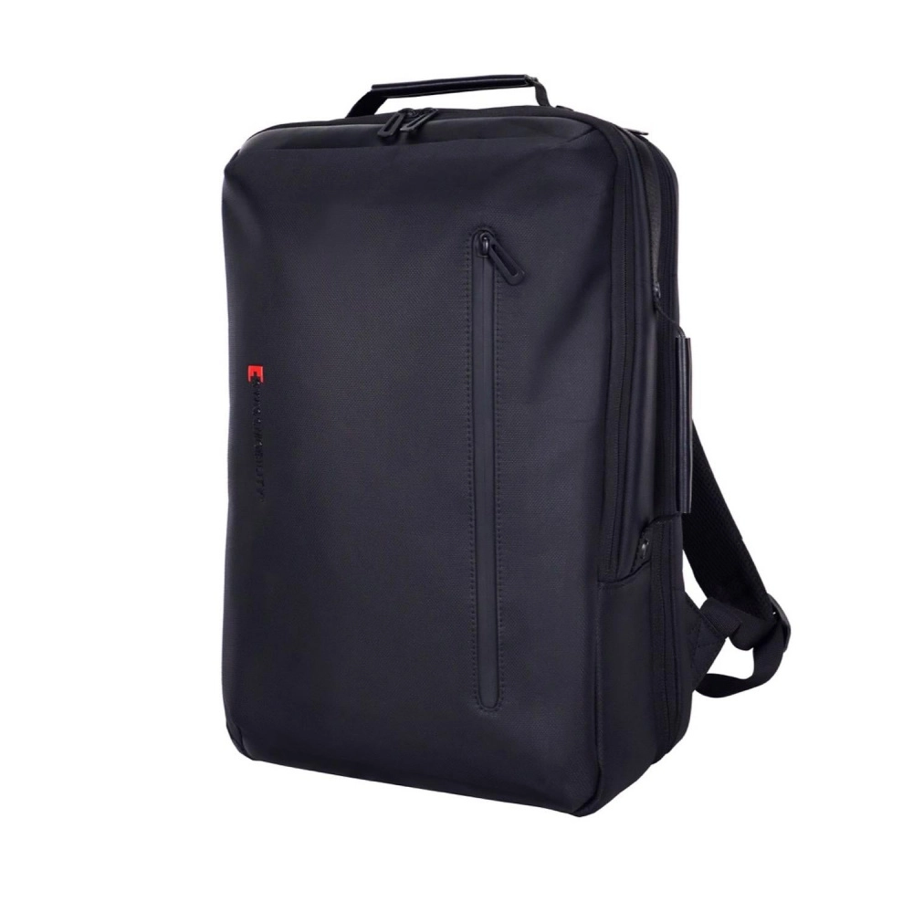 Mochila swissmobility watson 17 2 cierres principales rígida doble asa color negro