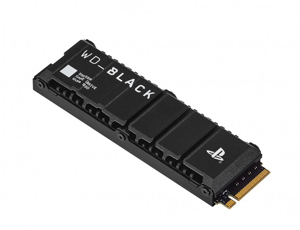 Unidad de estado solido ssd interno wd black sn850p 1tb m.2 2280 nvme pcie gen4 x4 lect.7300mb/s escrit.6300mb/s disipador ps5 wdbbyv0010bnc-wrsn