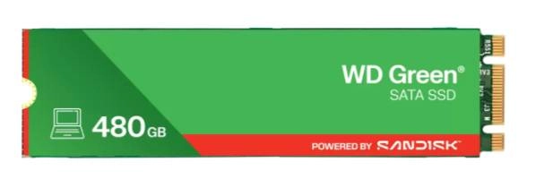 Ssd sandisk green nvme - 480gb, m.2, 1650 mbs escritura, 2400 mbs lectura, pci express 3.0
