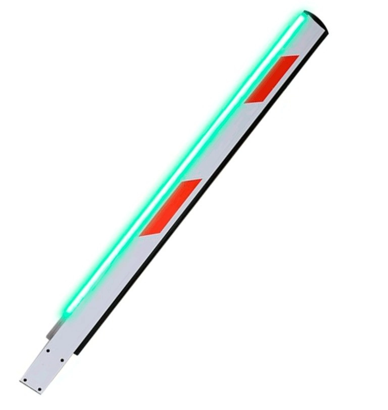 Wejoin wjlbm3l - brazo recto izquierda led tipo rectangular de 3 metros  compatible con barrera  led izquierda