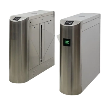 Wejoin wjtyh101sp - barreras peatonal flap barrier bidireccional con aletas de acrílico 3 millones de ciclos pase 25 - 35 por minuto compatible con controles de acceso
