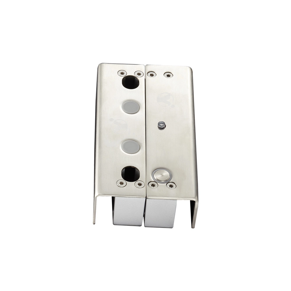Yli yb500uled - cerradura eléctrica de perno soporta 1000 kg de fuerza de sujeción, indicador led para puerta de vidrio sin marco, 12 vdc, con retardo de tiempo ajustable