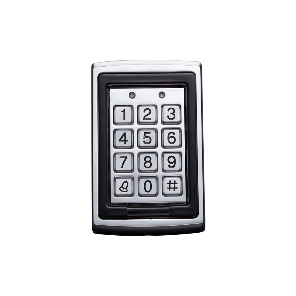 Yli yk568l - teclado para control de acceso  salidas  nc y no  exterior e interior  500 usuarios password o tarjeta  id 125 khz