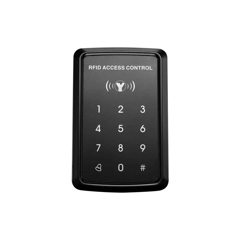 Yli yk968 control de acceso touch soporta 1000 usuarios con tarjetas id 125 khz o password ip65 para interior y exterior entrada wiegand