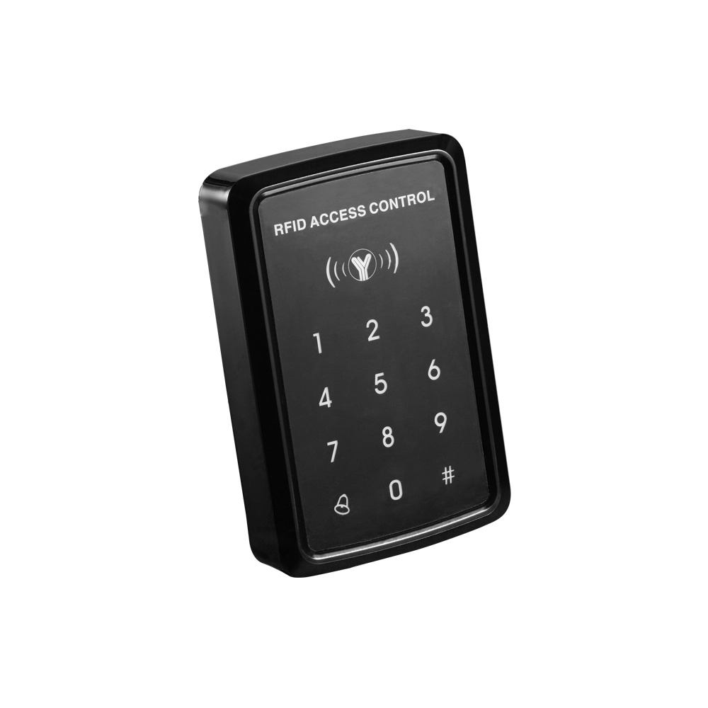 Yli yk968 control de acceso touch soporta 1000 usuarios con tarjetas id 125 khz o password ip65 para interior y exterior entrada wiegand