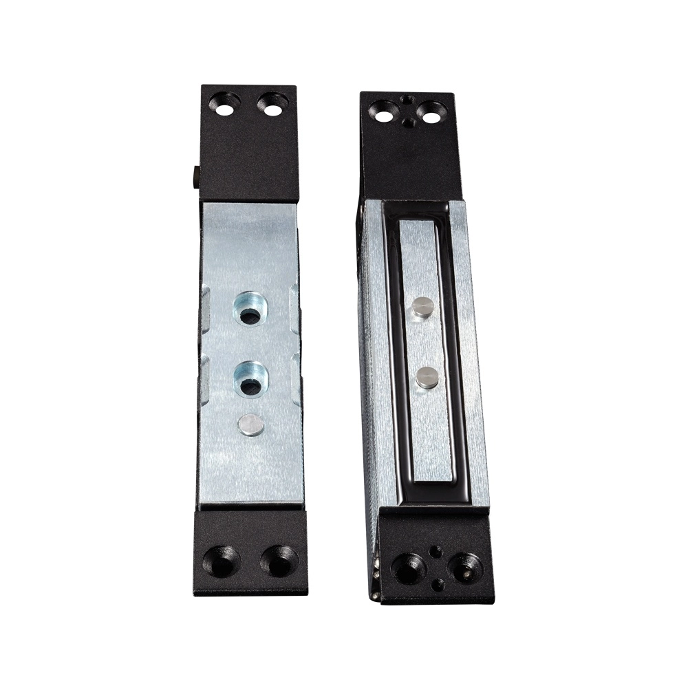 Yli ym2400sl - cerradura magnética 1000 kg (2200lbs) de fuerza de sujeción, indicador led, retardo de tiempo ajustable y voltaje dual 12v