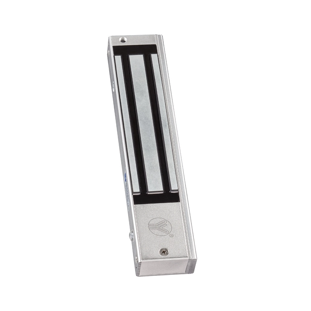 Yli ym280nled - cerradura magnética con led  fuerza de sujeción 280kg 600lb  voltaje dual 12v24 vdc  puertas de madera, vidrio, metálica