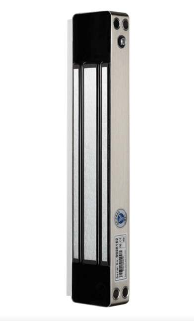 Yli ym280wled - cerradura magnética para exterior ip68 con led  fuerza de sujeción 280kg 600lb  voltaje dual 12v24 vdc