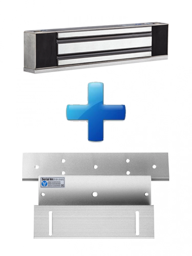 Yli ym350wspak - paquete con chapa de 350 kg800 lb para uso en exteriores o interiores ip68 uso en puertas de metal, vidrio o madera incluye soporte de fijación zl