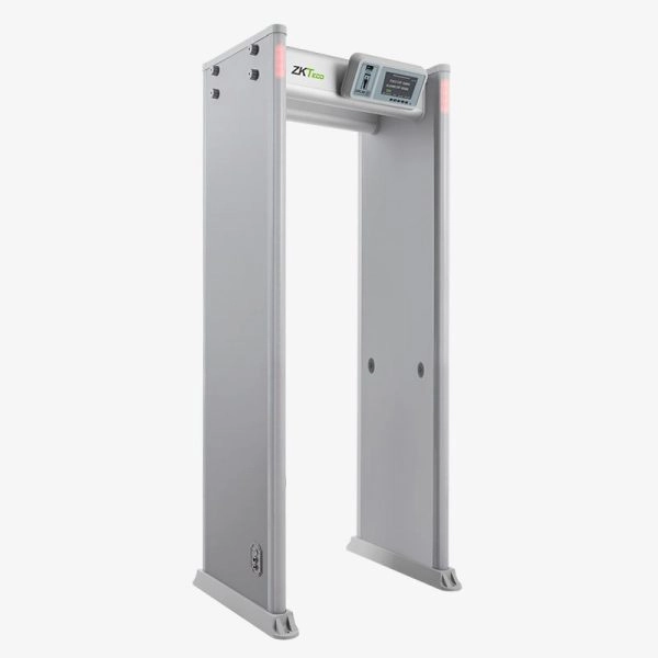 Zkteco d4330 - arco detector de metales con 33 zonas de detección, 300 niveles de sensibilidad, pantalla hd 7