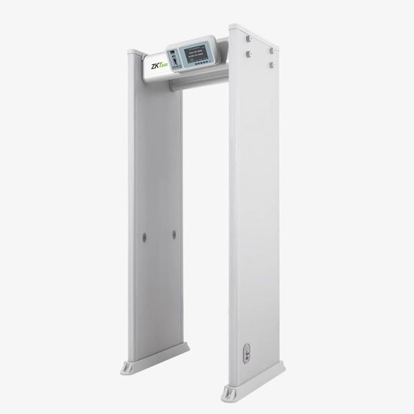 Zkteco d4330 - arco detector de metales con 33 zonas de detección, 300 niveles de sensibilidad, pantalla hd 7