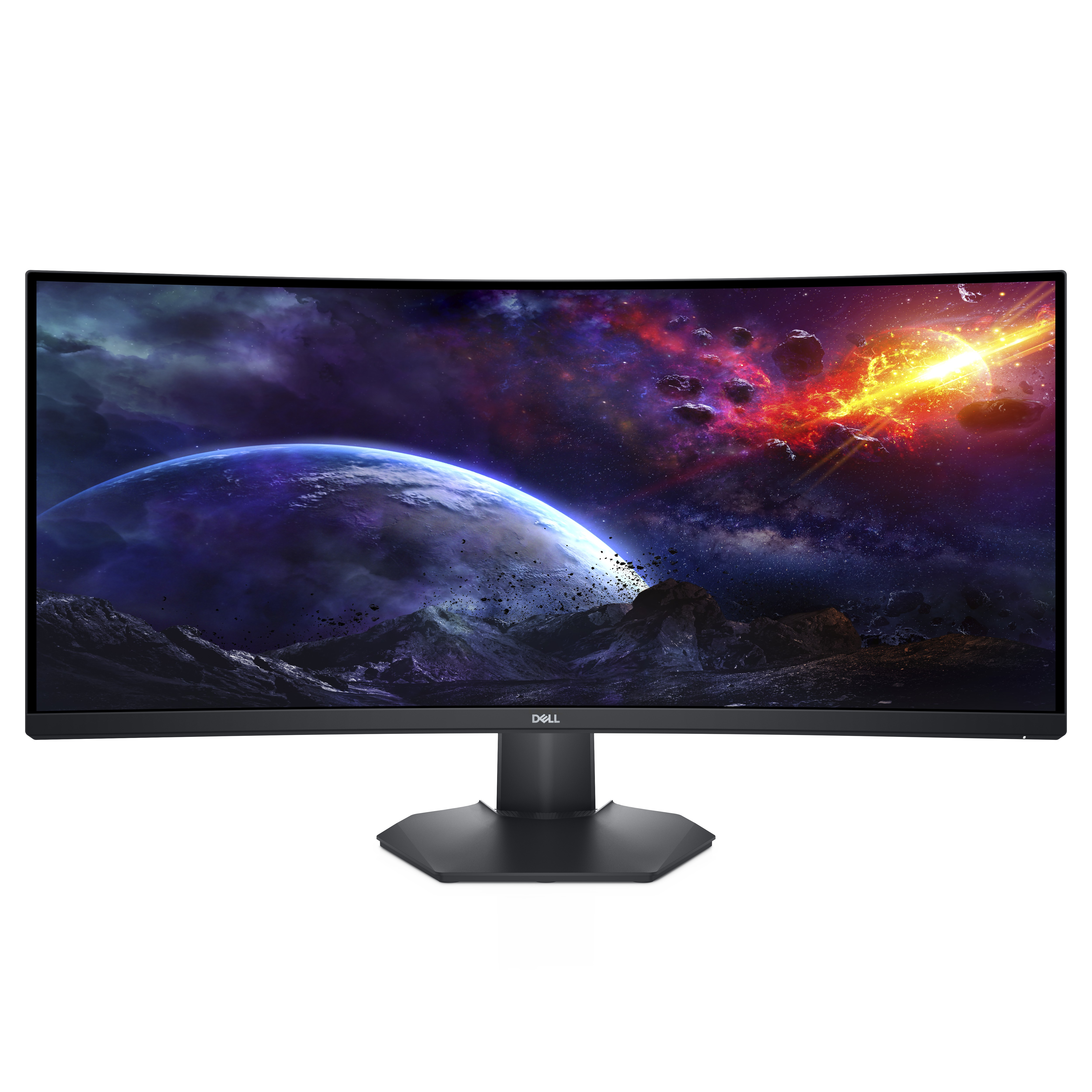 Monitor dell gaming  led s3422dwg | 34 pulgadas wqhd 3440 x 1440 curvo |  amd freesync premium pro | hmi, dp, usb, 3.5 | 210-azep |