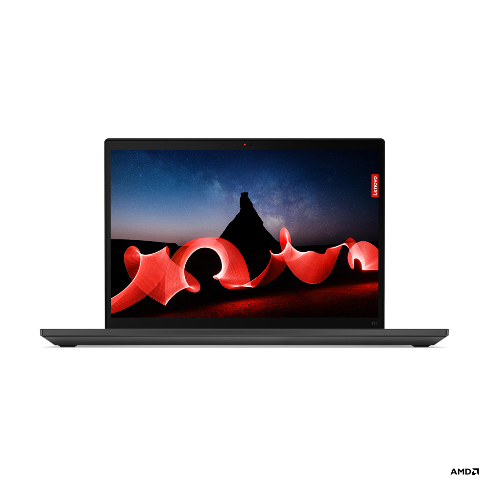 Laptop lenovo thinkpad t14 gen 4| ryzen 7 pro 7840u 3.3 ghz| 32gb soldered lpddr5x-6400|1tb ssd m.2 2280| 14 wuxga| backlit,spanish| win 11 pro| 3y premier support plus