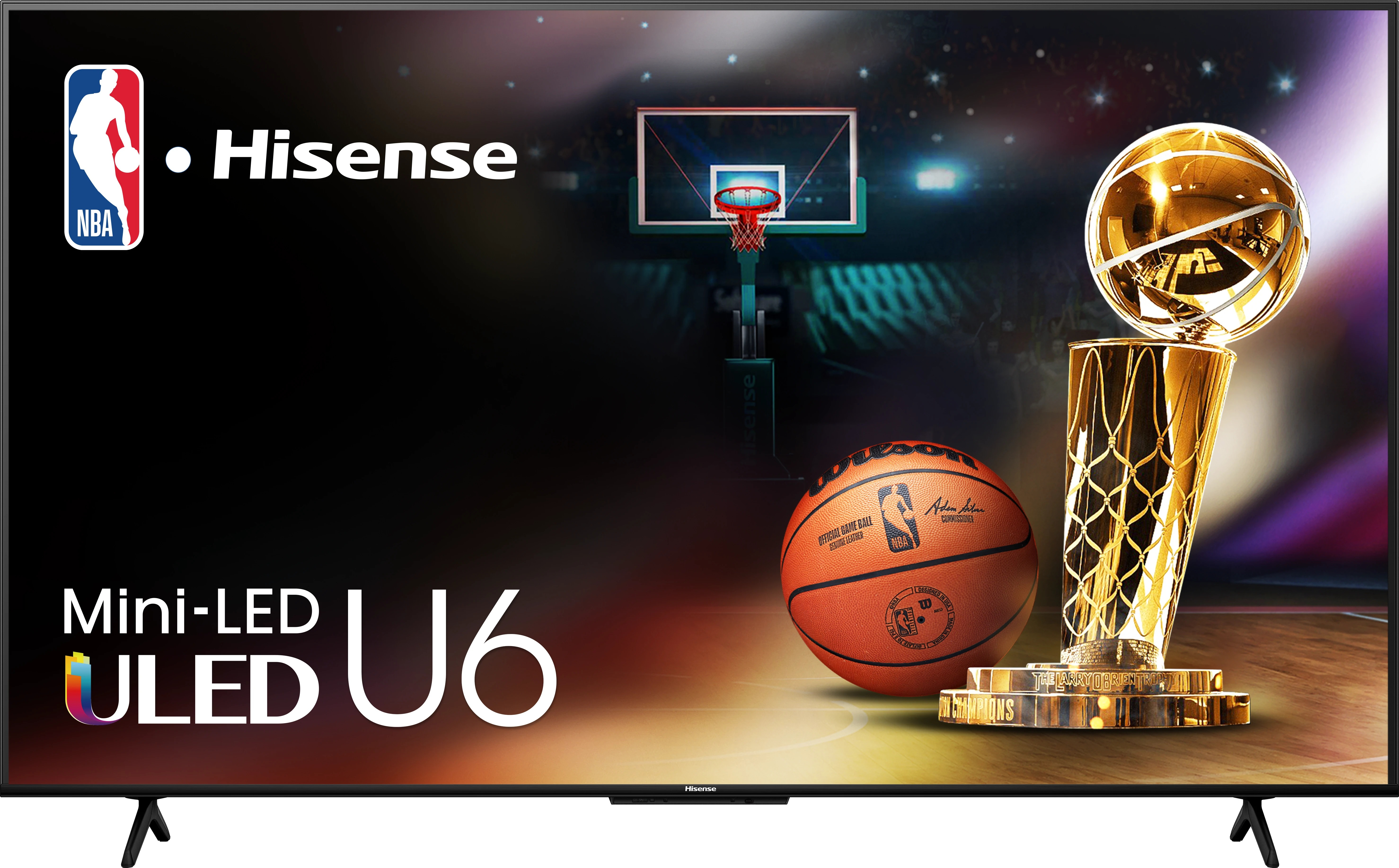 Television miniled hisense 65 65u6n google tv 4k uled, dolby vision hdr+hdr10, dolby atmos,google assistant /compatible con alexa.