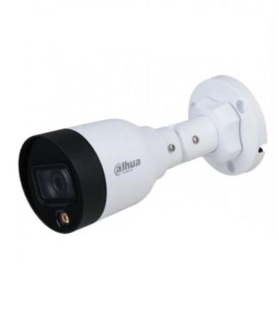 Camara ip  dahua bullet full color 2 megapixeles/ lente de 2.8mm/ luz blanca de 15 mts/ h.265/ ip67/ poe/ dwdr