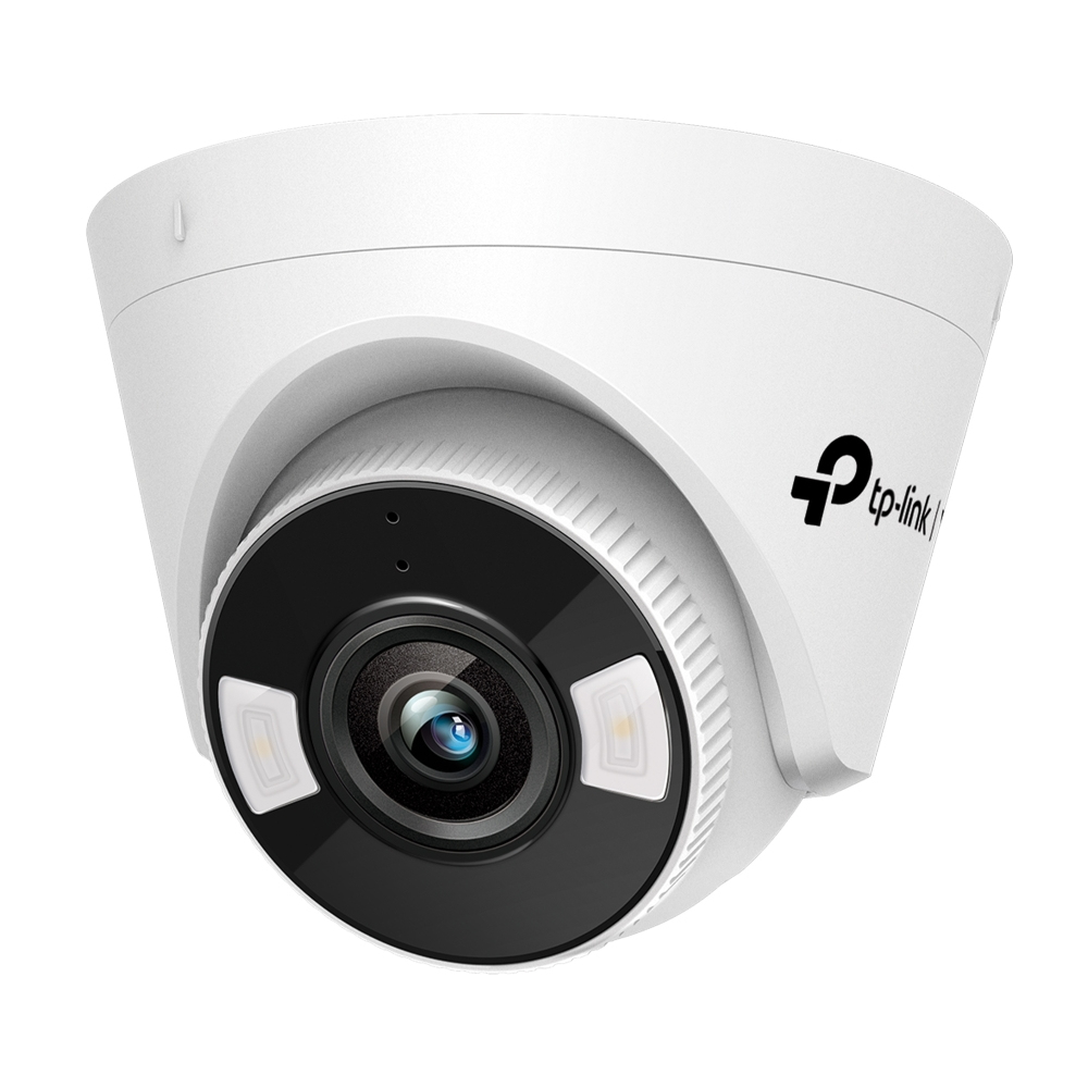 Camara ip turret tp-link vigi vigi c4402.8mm full color 4mp audio bidireccional h.265 onvif poe/12 v cc almacenamiento microsd deteccion inteligente defensa activa