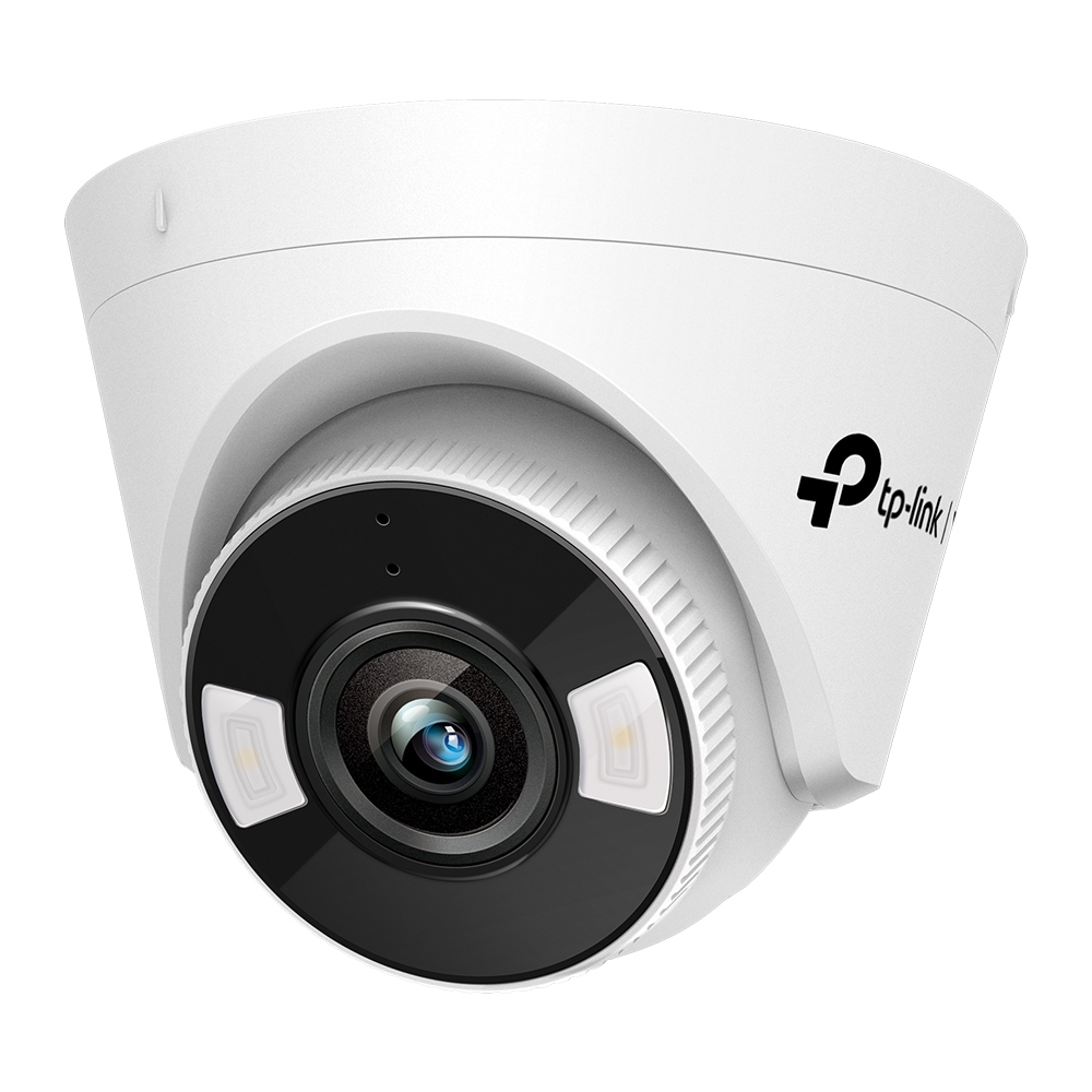 Camara ip turret tp-link vigi vigi c4502.8mm 5mp deteccion personas y vehiculos audio bidireccional modo pasillo full color almacenamiento microsd h.265 wdr real