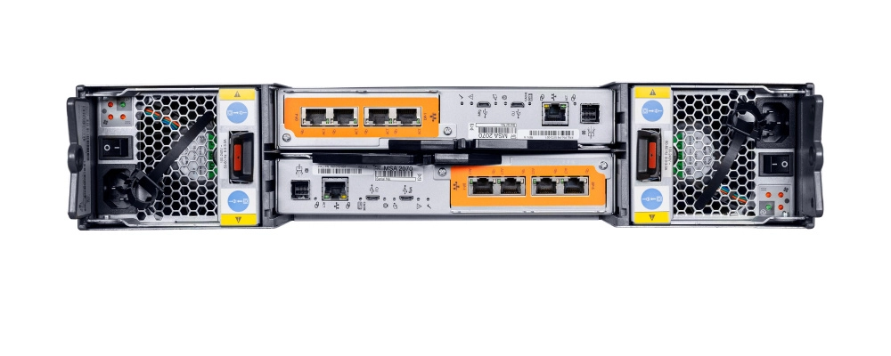 Arreglo de almacenamiento Hpe msa 2070 lff 2x 10, 25GbE iscsi array