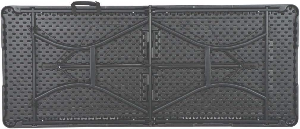 Mesa plegable lifetime 183.8 cm x 69.9 cm negra 81310